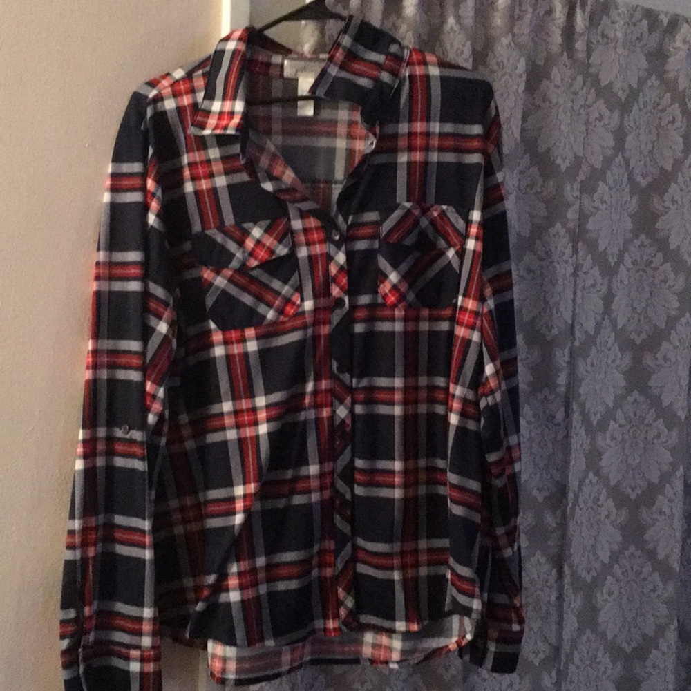 Womens Plus button down